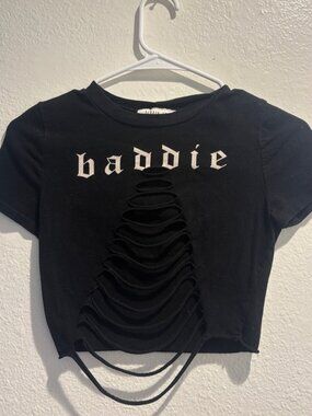 Black Crop Top